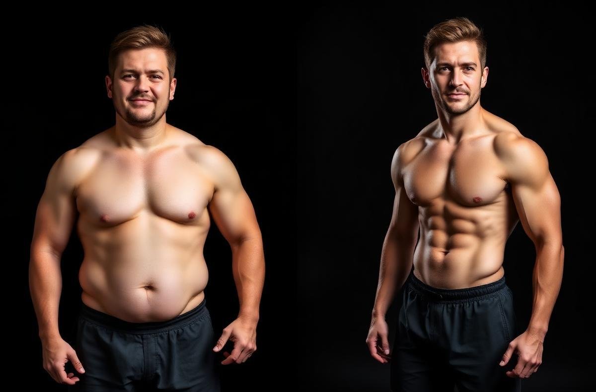 Member transformation before and after 24 weeks of training